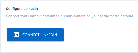 Connect Linkedin button