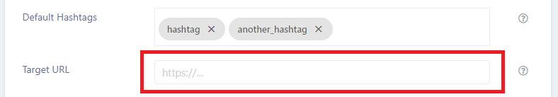 Target URL